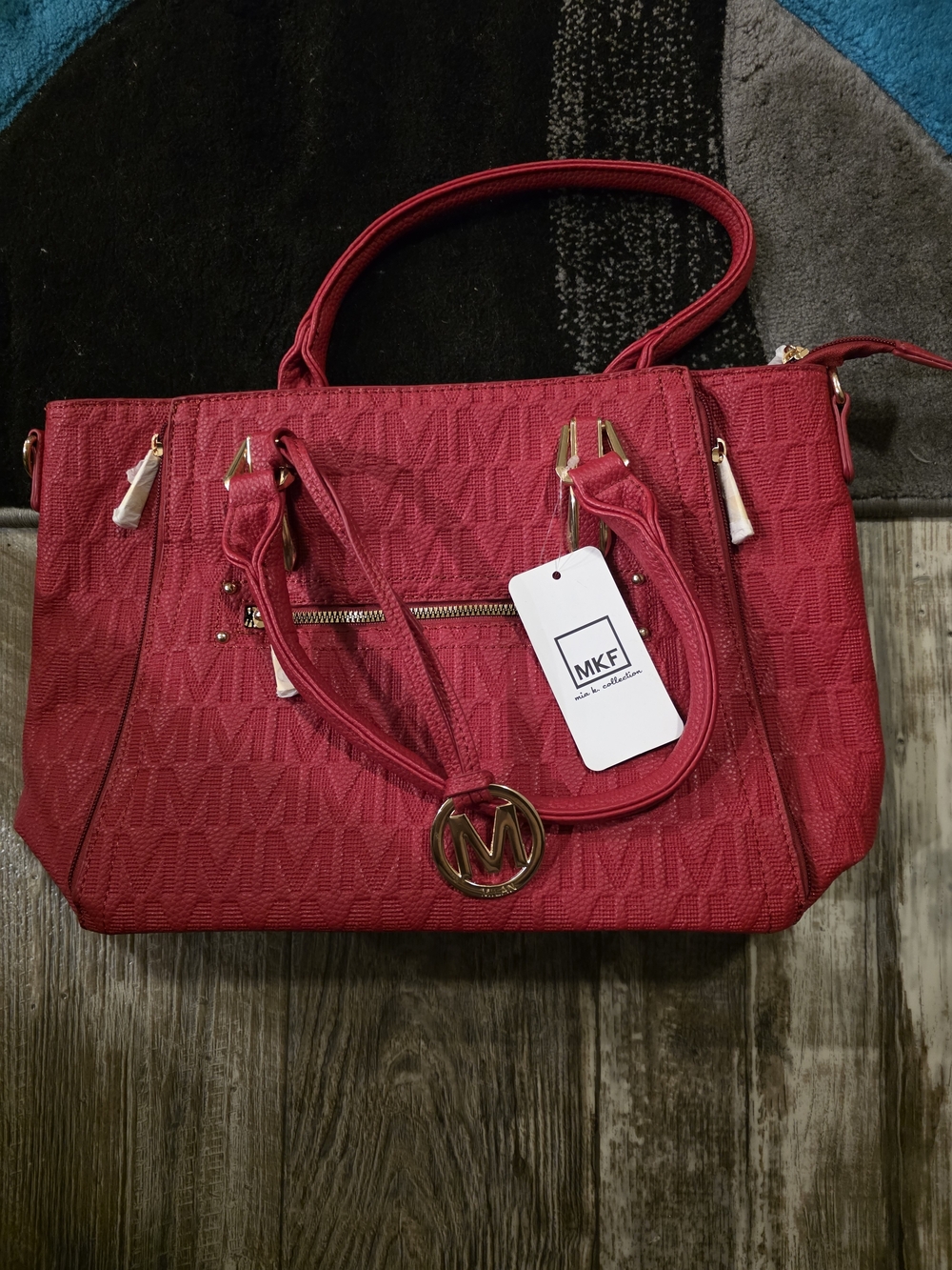 MKF Collection Siena Tote Bag Vegan Leather Shoulder Bag Purse by Mia K